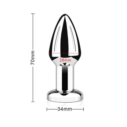 Plug Anal com Vibrador - À Longa Distância - APP