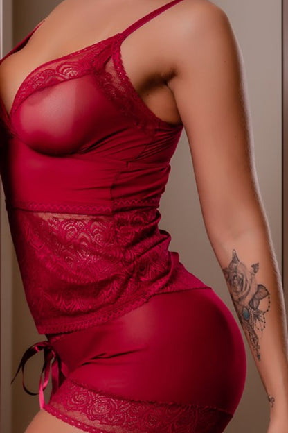 Short Doll Super Sensual em Tule Liso