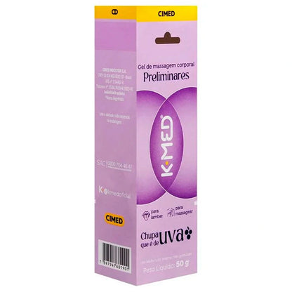 Gel de Massagem Beijável Preliminares - Chupa que é de Uva 50g