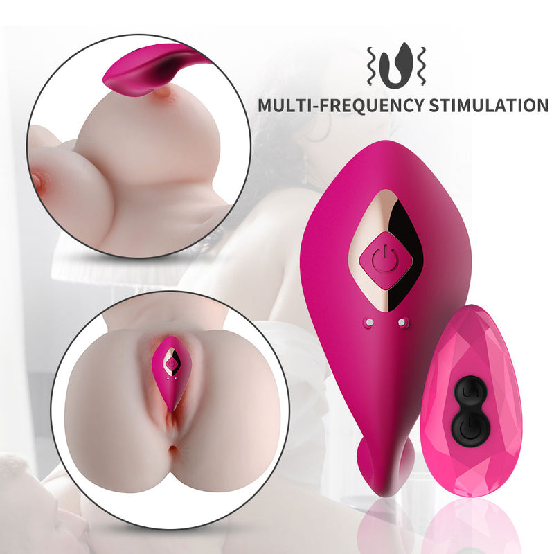 Vibrador para Casais com Controle e 7 Modos de Vibração