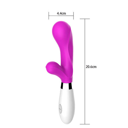 Vibrador Estimulador de Ponto G e Clitoriano com 10 modos de Vibração