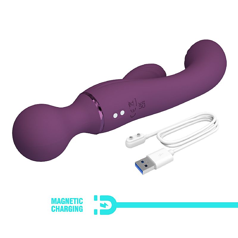 Vibrador de Ponto G e Clitóris com 3 Motores - All Rounder