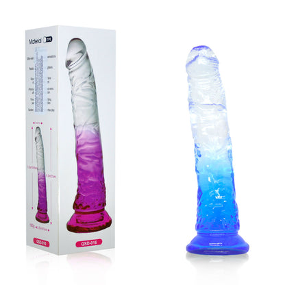 Prótese Peniana Silicone Transparente com Ventosa