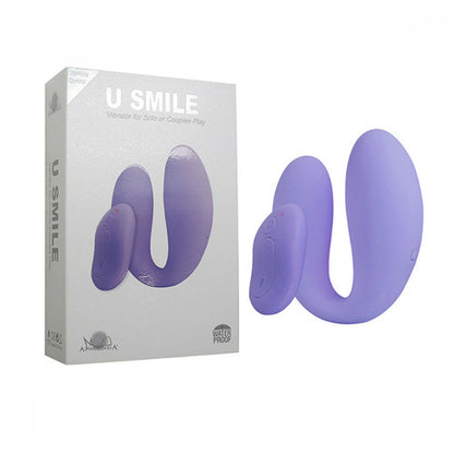 Vibrador de Casal Wireless com 10 Modos de Vibração 14,8 cm x 3 cm - U Smile Aphrodisia