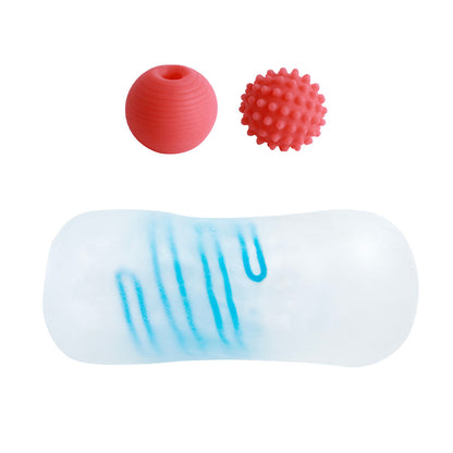 Masturbador Masculino em Silicone Macio Translúcido