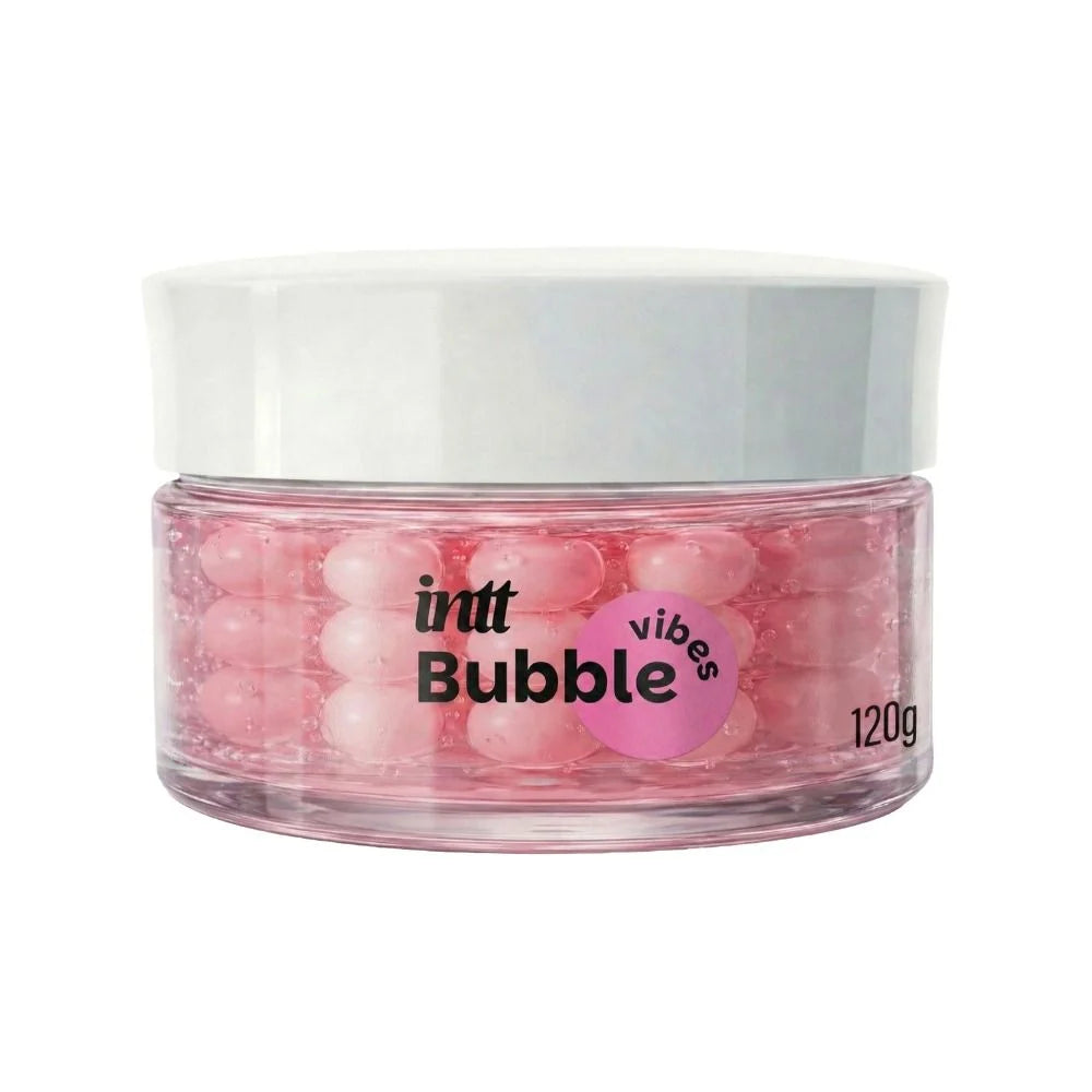 Bubble vibes produto 3 em 1, com esferas de ativação e aroma de chiclete – 120g