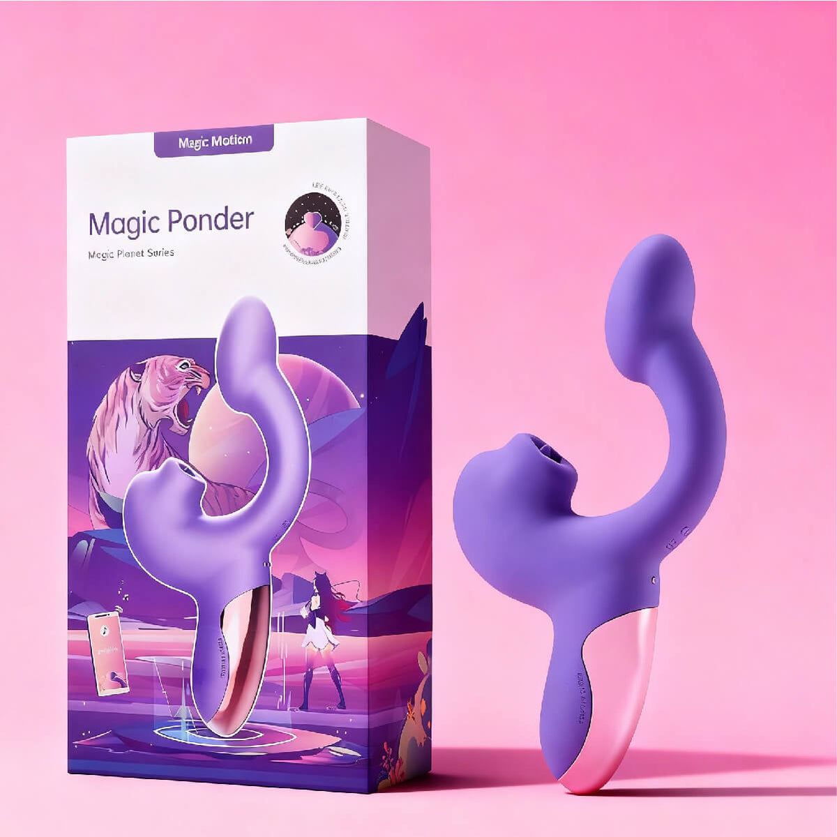 Magic Ponder – Vibrador com controle por aplicativo
