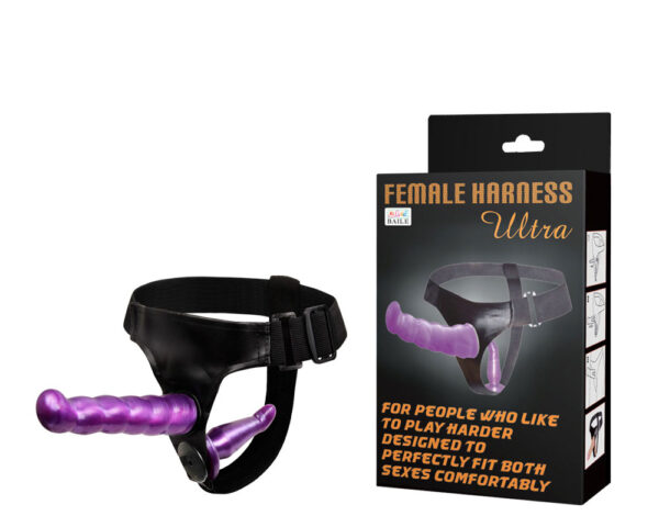 Cinta Peniana com Plug Vaginal – FEMALE HARNESS ULTRA