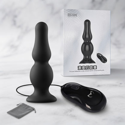 Plug Anal  Formato Anatômico, Controle Remoto e Base em Ventosa