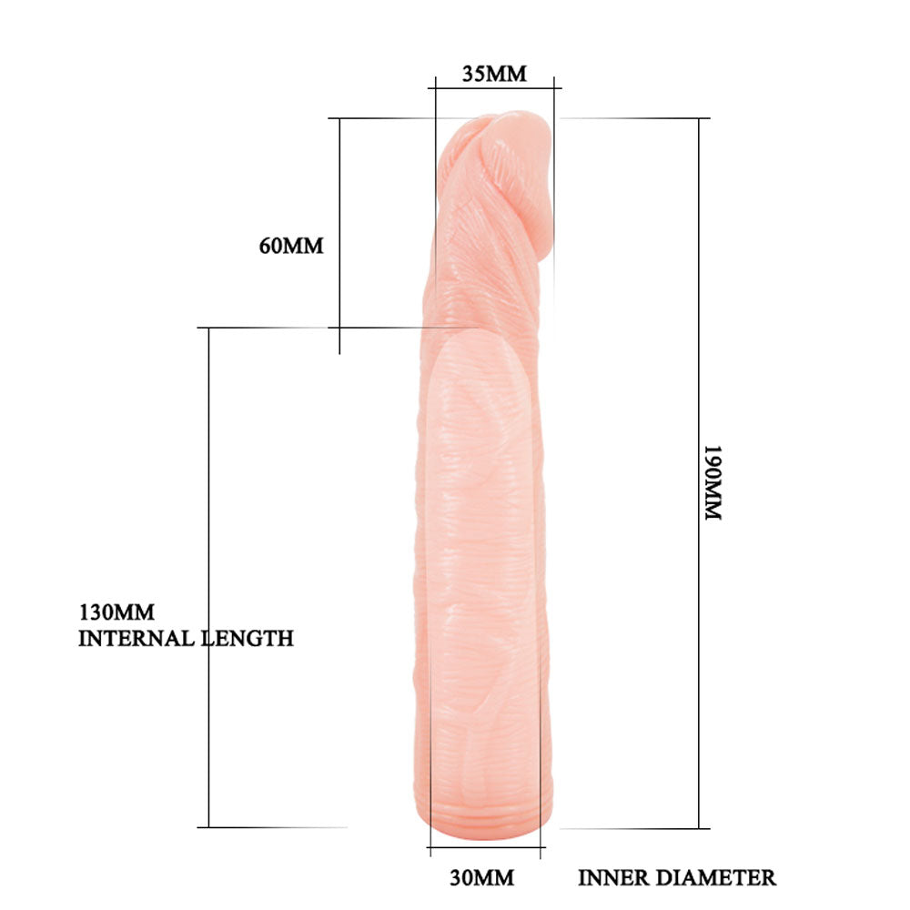 Capa Peniana com Extensor de 6 cm e Veias Salientes
