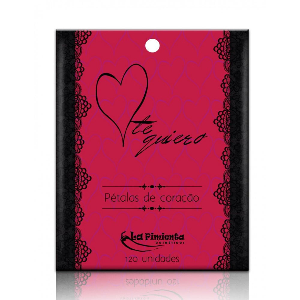 Pétalas De Coração Vermelha 120 Unidades