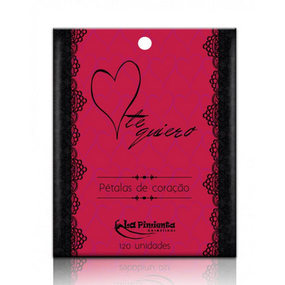 Pétalas De Coração Vermelha 120 Unidades