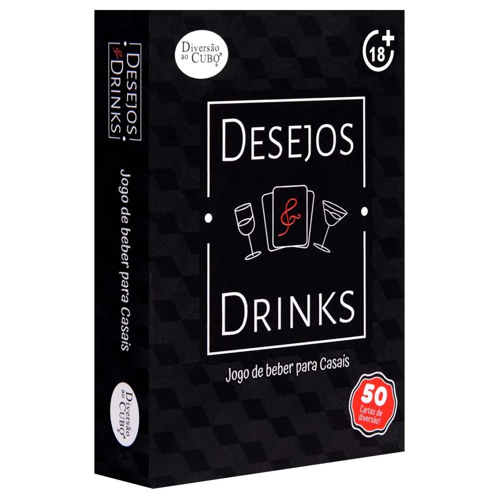 Jogo Desejos e Drinks para Casais – Diversão ao Cubo