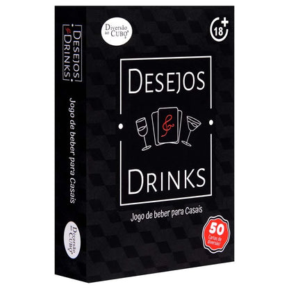 Jogo Desejos e Drinks para Casais – Diversão ao Cubo