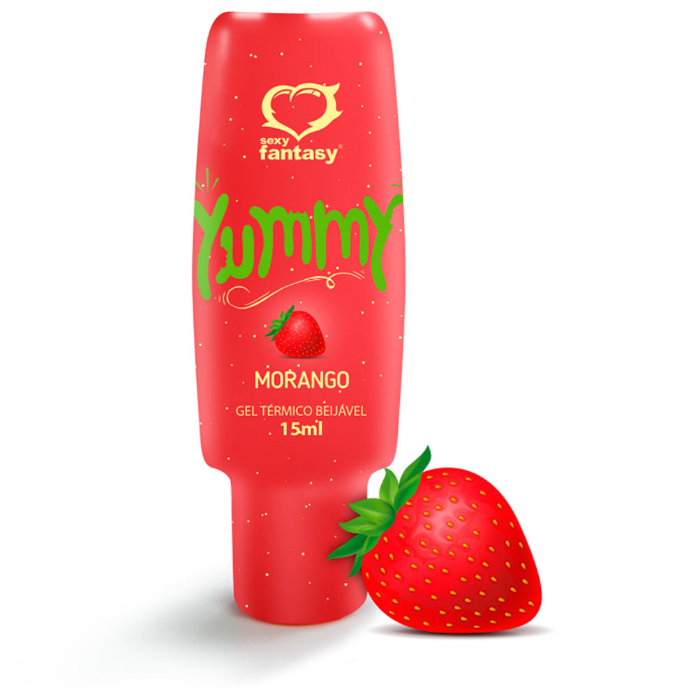 Excitante yummy gel termico que esquenta esfria beijavel 15ml