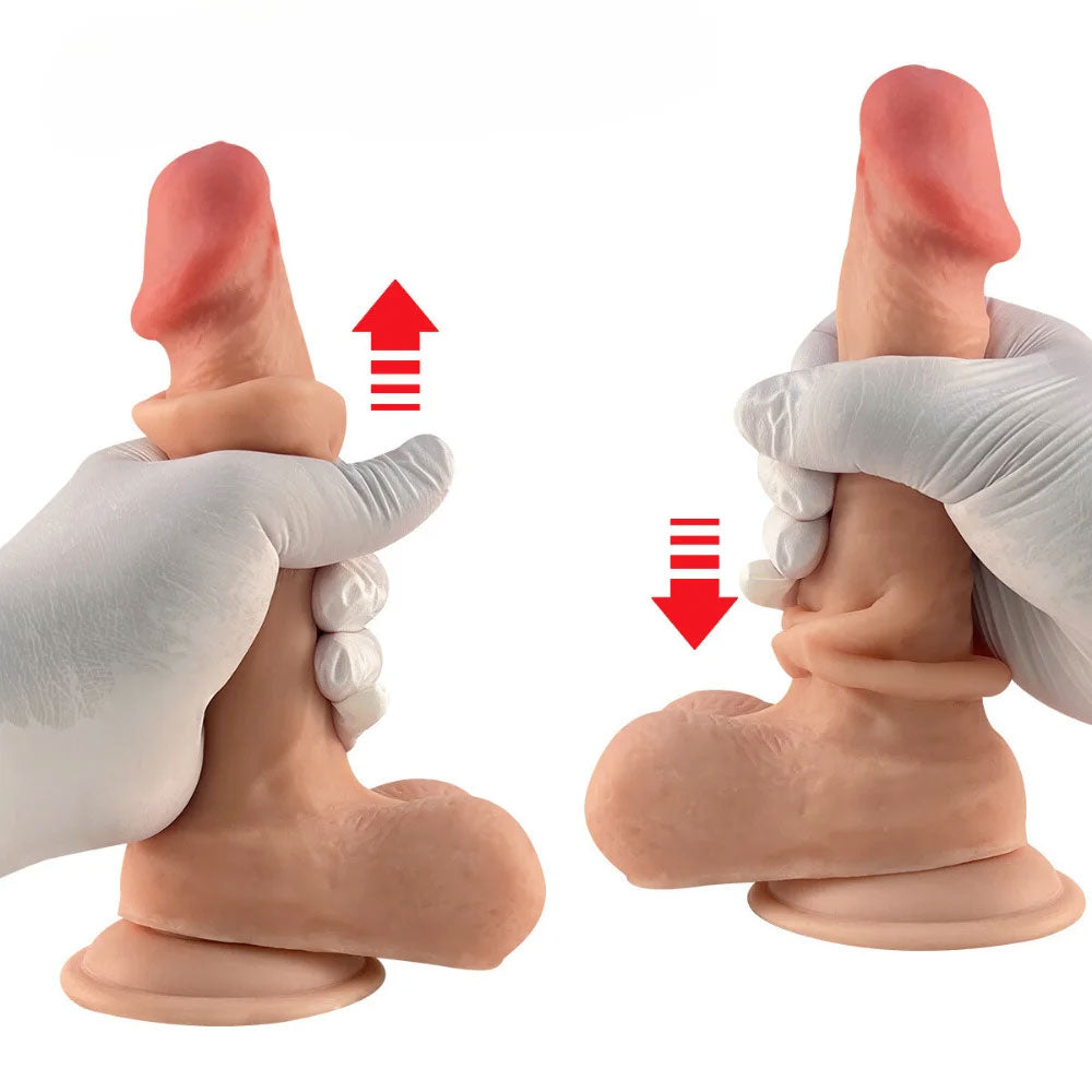 Pênis de Silicone com Camada de Pele Realística