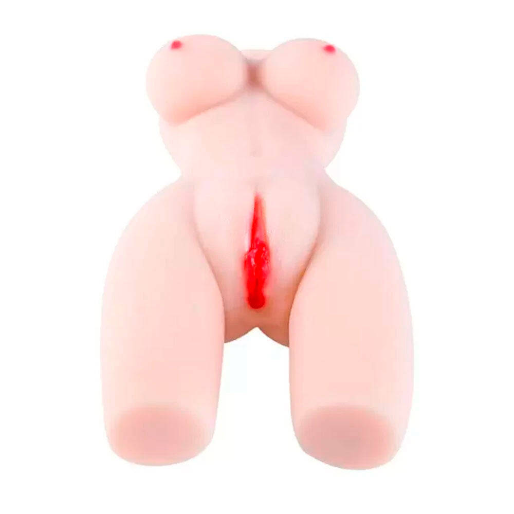 Masturbador Meio Corpo Feminino com Seios, Ânus e Vagina