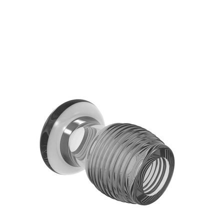 Plug Anal Tipo Túnel com Ranhuras de Silicone - Grande