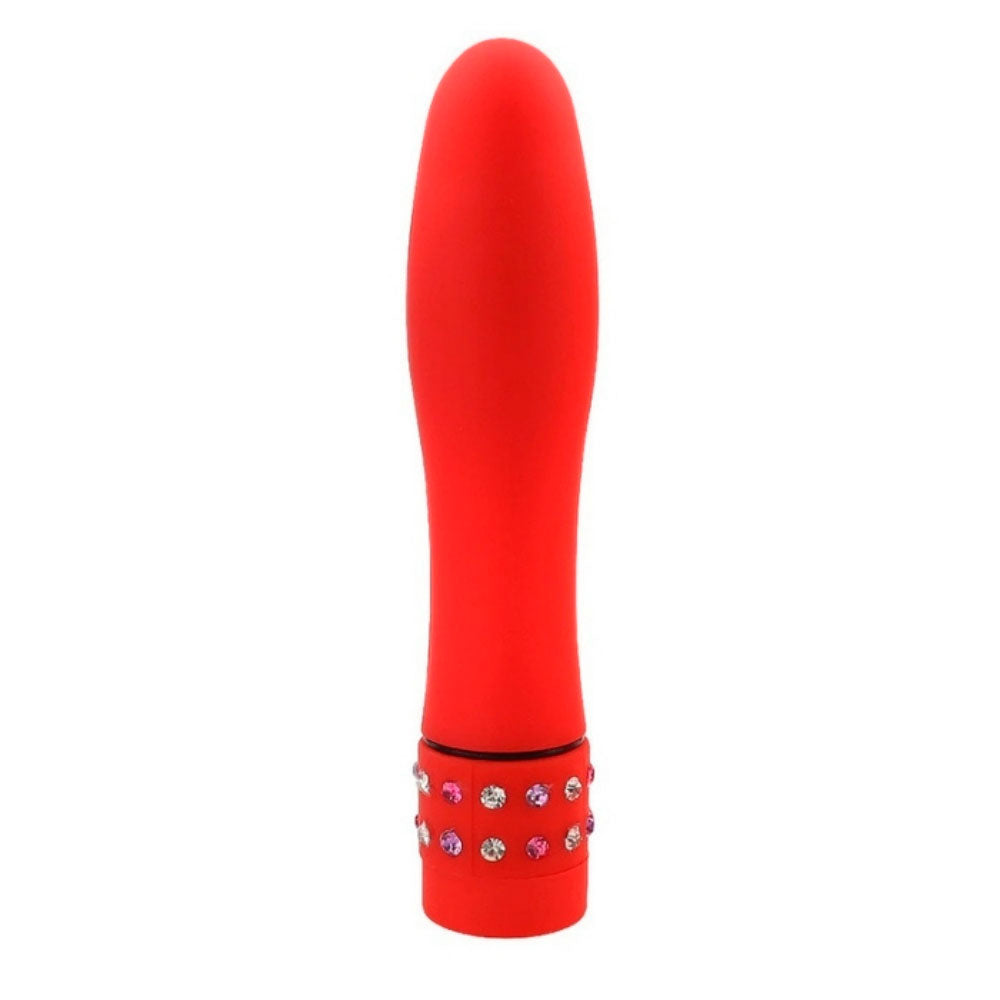 Mini Vibrador Portátil com Toque Aveludado - Diamond