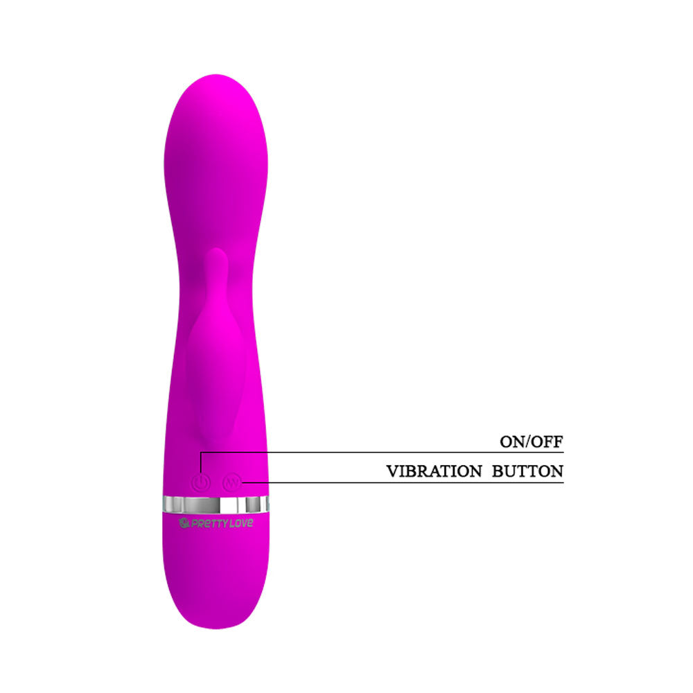 Vibrador com Estimulador Golfinho - Pretty Love Hilda