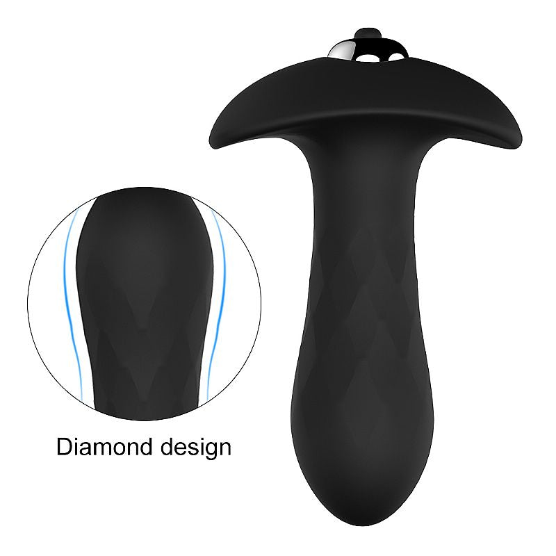 Plug Anal com Vibro- Diamond- S-Hande