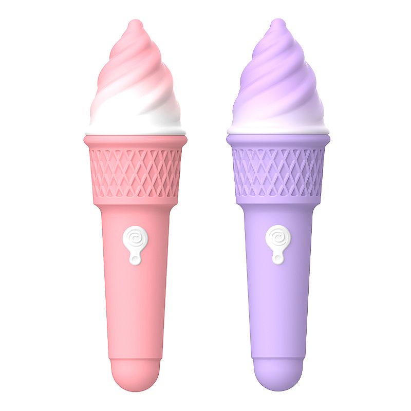 Vibrador de Clitóris - Formato de Sorvete - SI