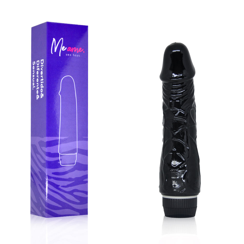 Prótese Peniana Realística com Vibro e Glande Saliente 19 x 4 cm