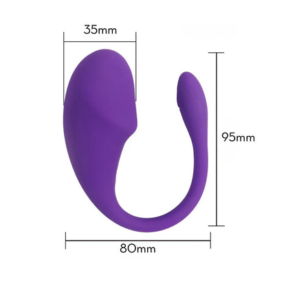 Vibrador em Formato de Glande por Aplicativo
