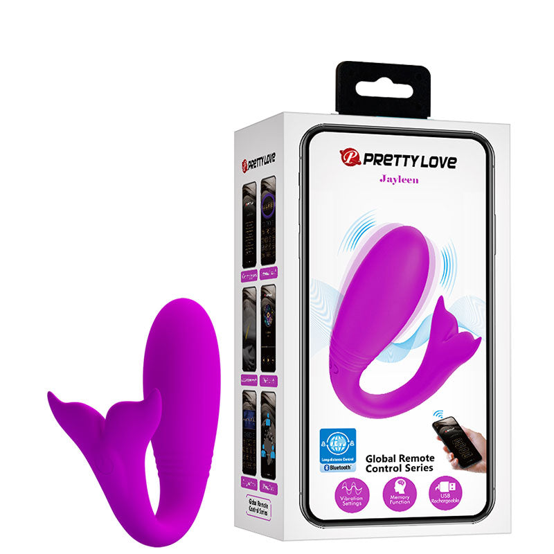 Vibrador Recarregável para Casais com Controle via App Jayleen- Pretty Love