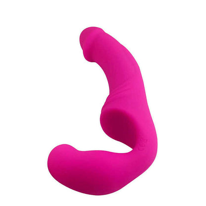 Penetrador Strapless Recarregável com Plug Vaginal -Double Rider - Aphrodisia