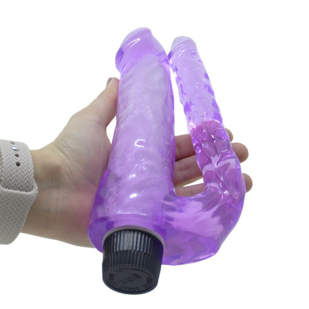 Prótese Peniana Dupla com Vibração para Dupla Penetração