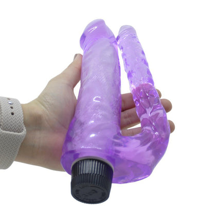 Prótese Peniana Dupla com Vibração para Dupla Penetração