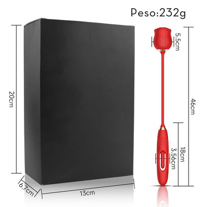 Estimulador Clitoriano com Tecnologia de Vibroar em Formato de Flor