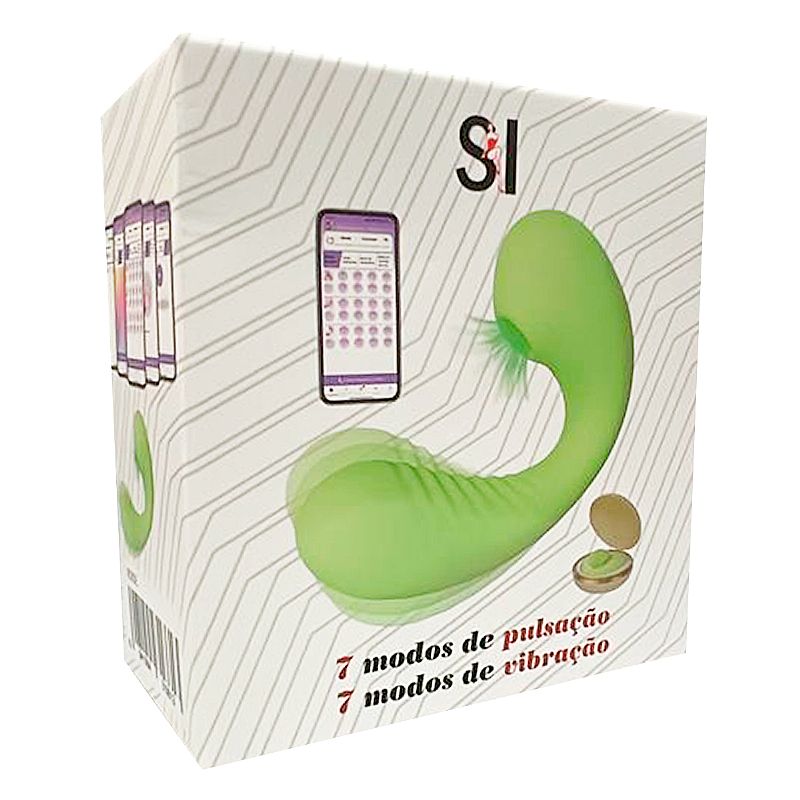 Vibrador de Ponto G e Clitóris com Pulsação - com Case - SI