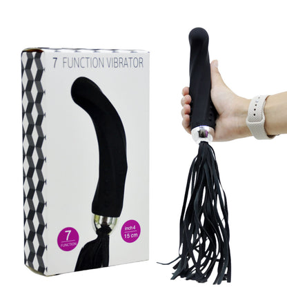 Vibrador Chicote Multivelocidade com Ponta Curvada