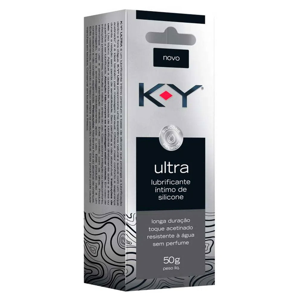 Gel Lubrificante Intímo Ky Ultra Siliconado