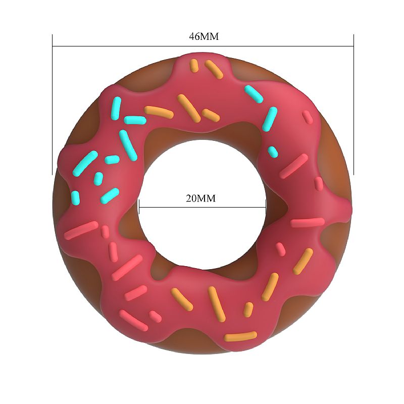 Anel Peniano Formato de Donuts - Para Diâmetro 2.0 cm