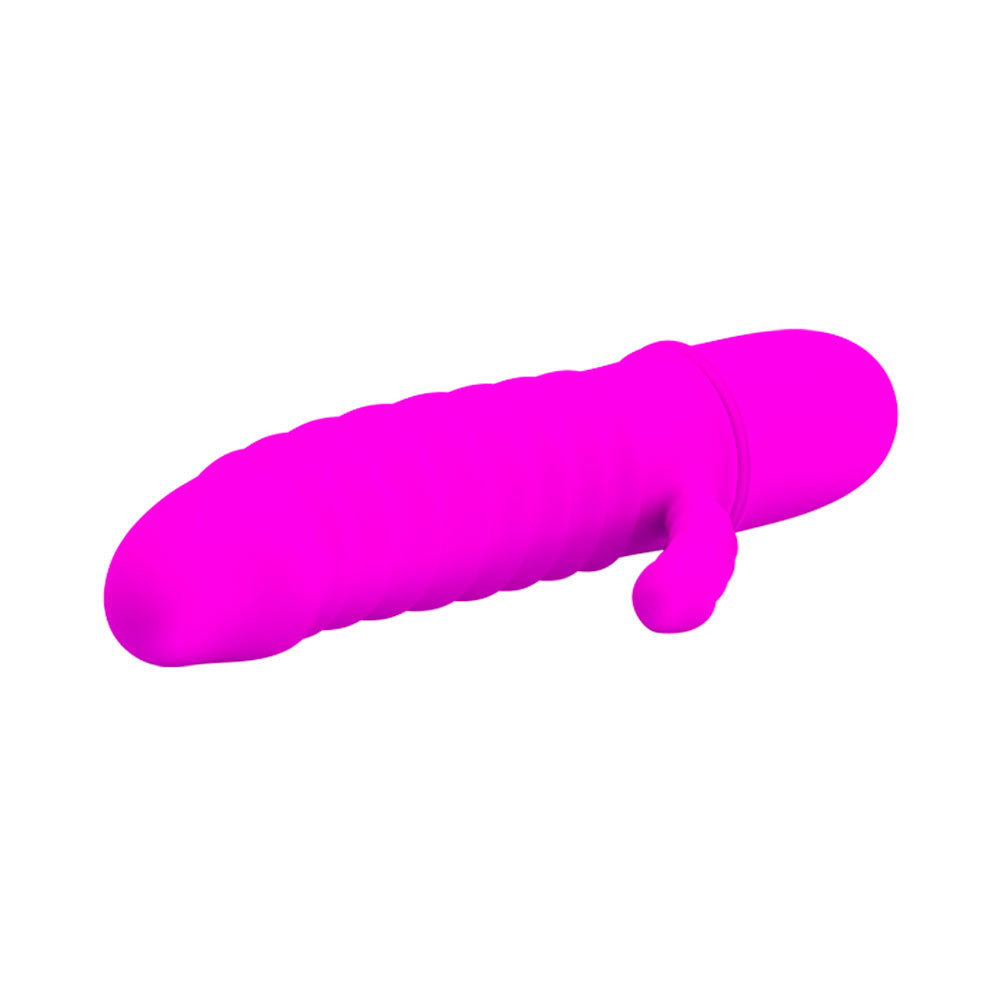 Vibrador Duplo Arnd em Soft Touch com 10 Modos de Vibração 11,5 cm x 2,3 cm - Coleção Pretty Love