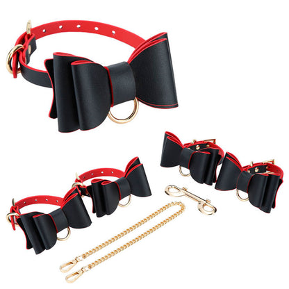 Kit Sado Bondage Premium com Detalhes em Laço Borboleta