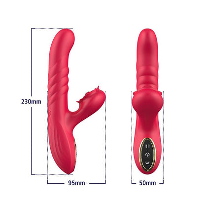 Vibrador de Ponto G e clitóris com Pulsação / sobe e desce - Mona