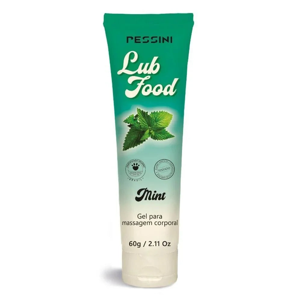 Lub Food Lubrificante Corporal Beijável 60g Pessini