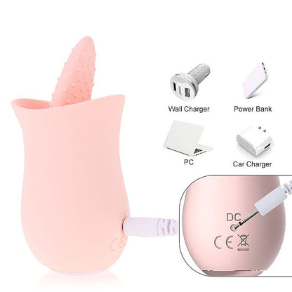 Vibrador de Clitóris com Língua Estimuladora