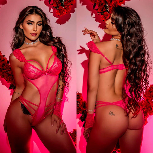 Body Sensual em Tule e Renda - Dayanne