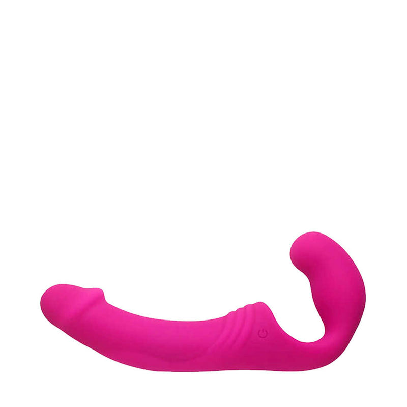 Penetrador Strapless Recarregável com Plug Vaginal -Double Rider - Aphrodisia