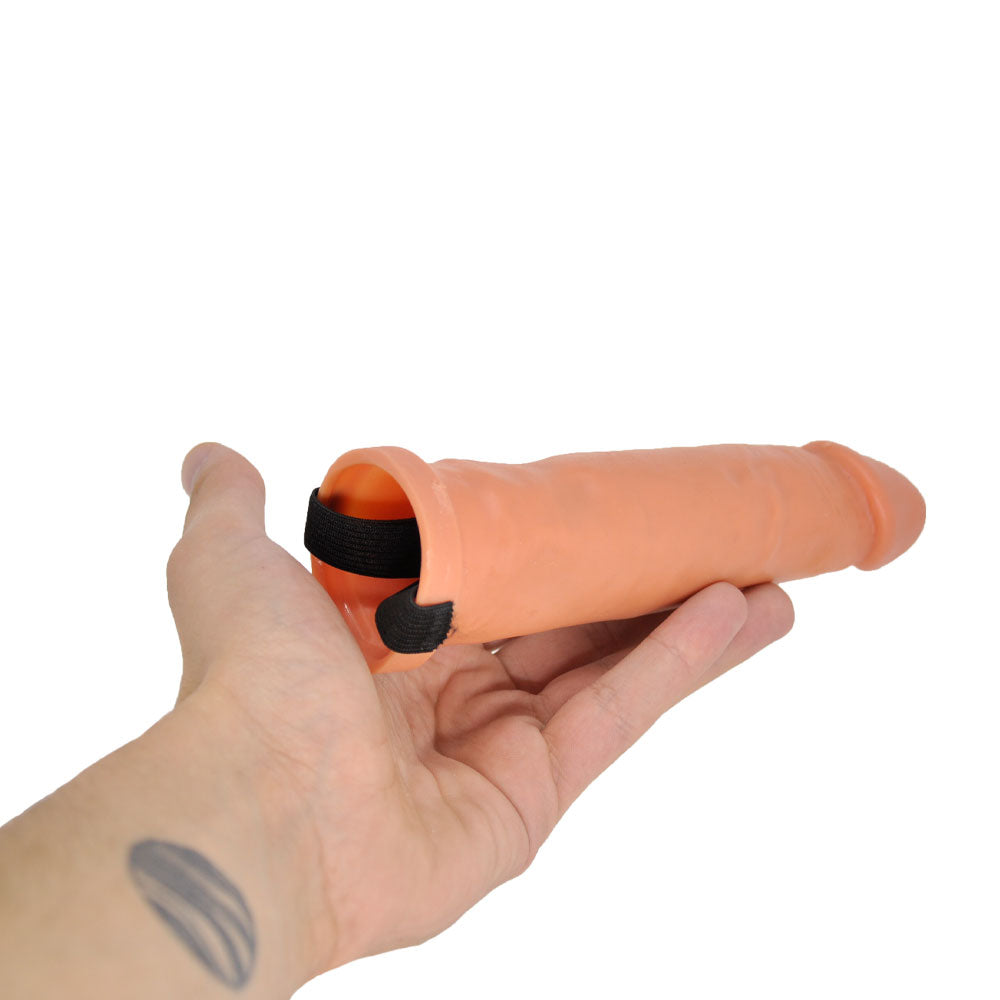 Capa Peniana com Cinta em Silicone Rígido 18 x 4 cm