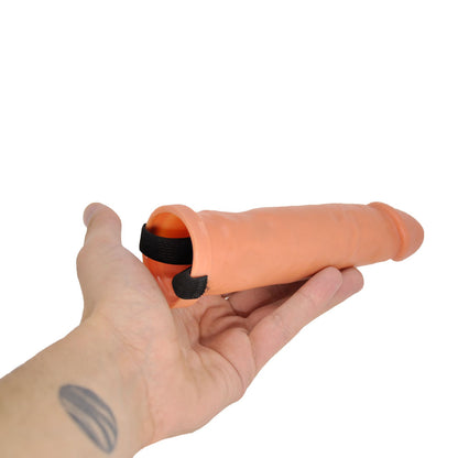 Capa Peniana com Cinta em Silicone Rígido 18 x 4 cm