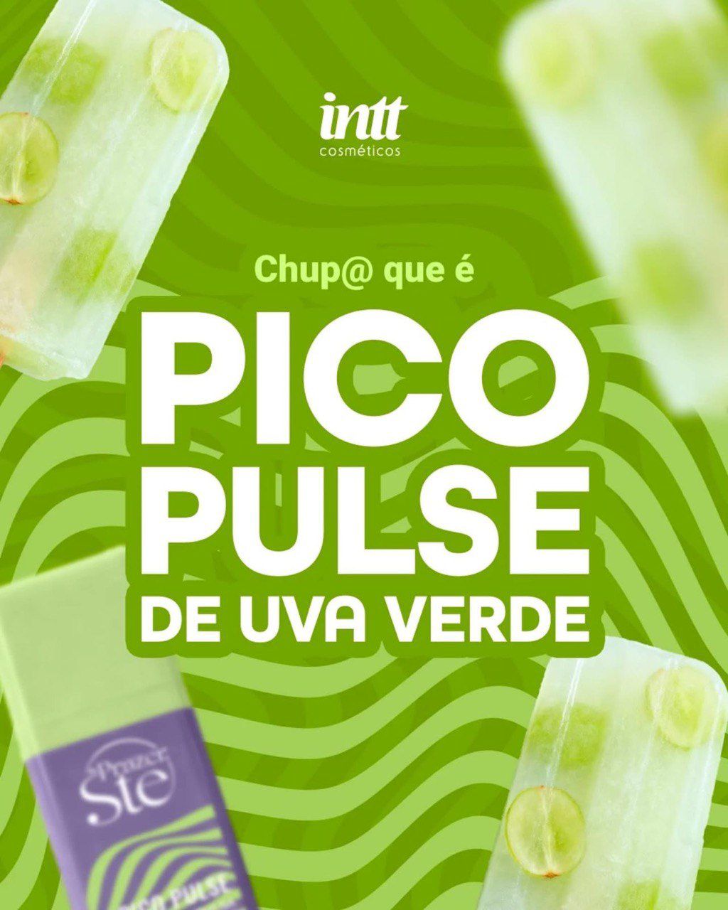 Pico Pulse Uva Verde Gel Suga Vibra Pulsa 16G Intt