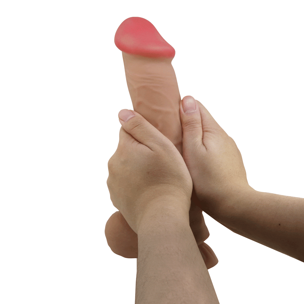 Pênis Super Realístico com Camada de Pele Sliding Skin