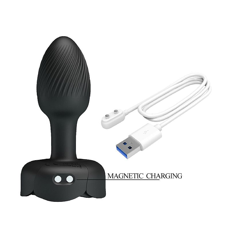 Plug Anal com Vibro / Luz de Led - Olman