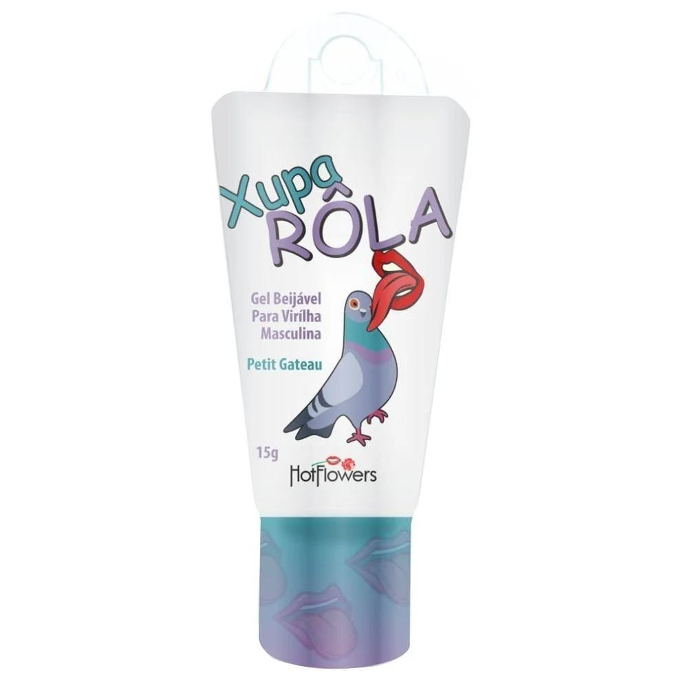 XUPA ROLA GEL BEIJÁVEL PARA VIRILHA MASCULINA 15G HOT FLOWERS